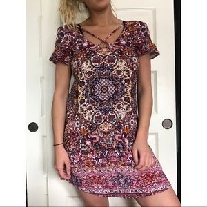 XHILARATION Patterned Dress- M
